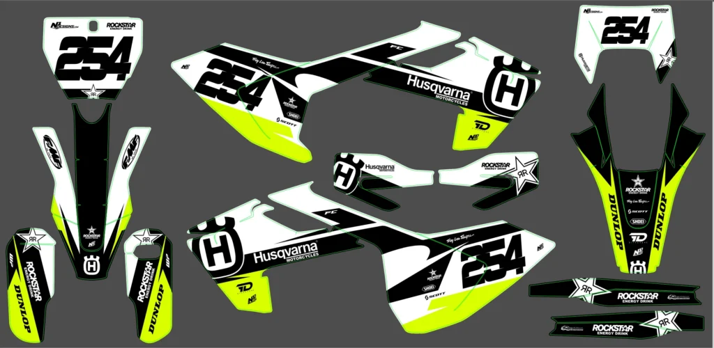 Okleina motocyklowa HUSQVARNA - HUSQ-242