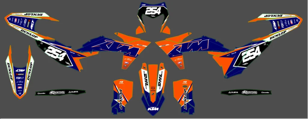 Okleina motocyklowa KTM - KTM-852