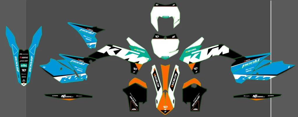 Okleina motocyklowa KTM - KTM-566