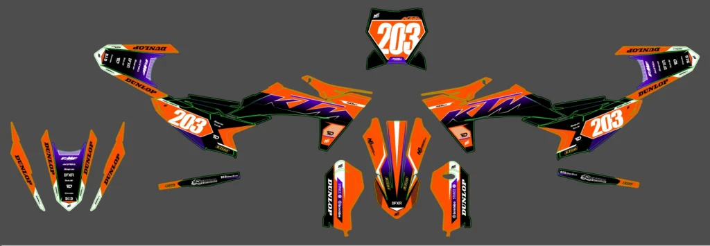 Okleina motocyklowa KTM - KTM-700