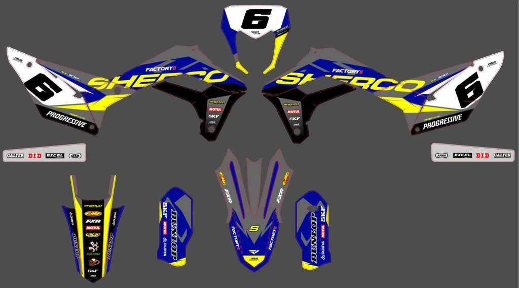 Okleina motocyklowa SHERCO - SHERCO-22