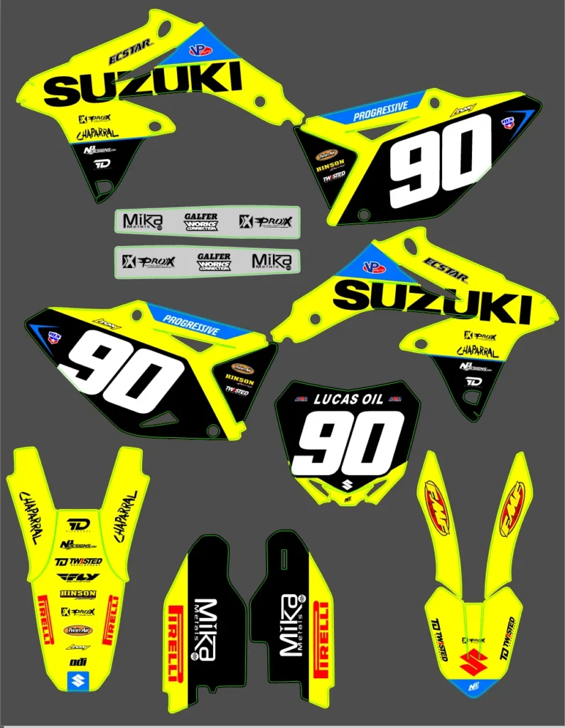 Okleina motocyklowa SUZUKI - SUZ-96