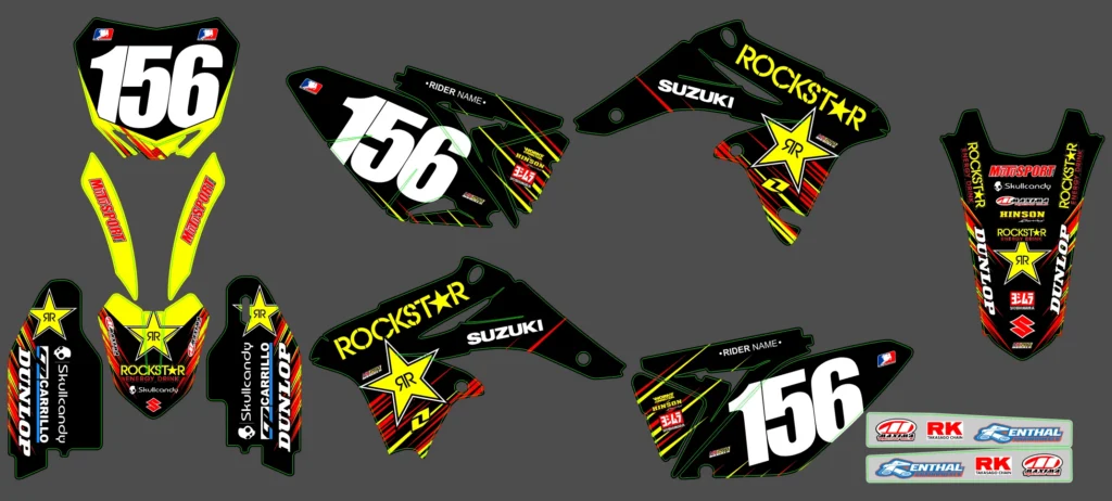 Okleina motocyklowa SUZUKI - SUZ-97