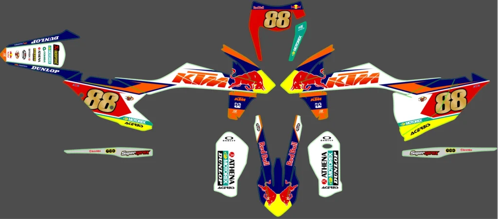 Okleina motocyklowa KTM - KTM-684