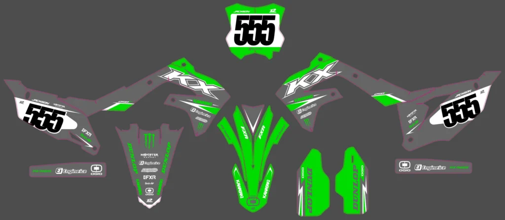 Okleina motocyklowa KAWASAKI - KAW-137