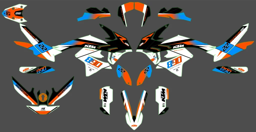 Okleina motocyklowa KTM - KTM-871
