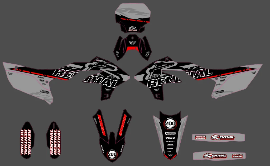 Okleina motocyklowa YAMAHA - YAM-309