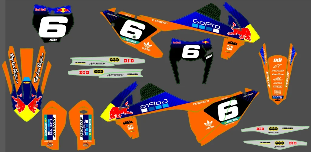 Okleina motocyklowa KTM - KTM-1086