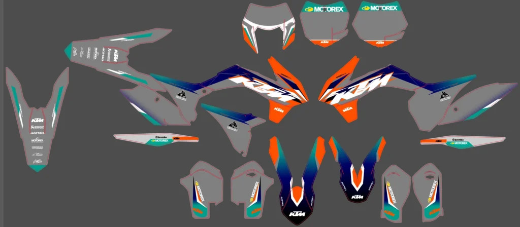 Okleina motocyklowa KTM - KTM-963
