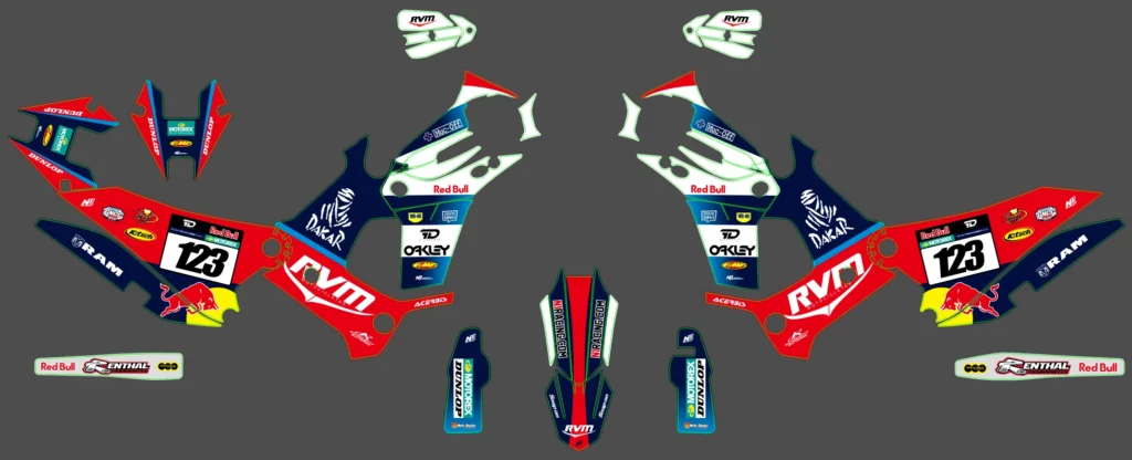 Okleina motocyklowa KOVE - KOV-10