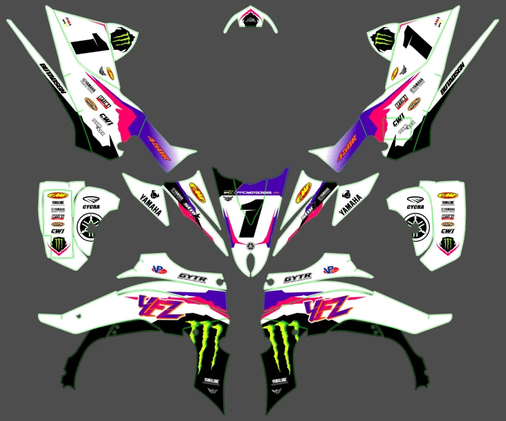 Okleina motocyklowa YAMAHA - YAM-312