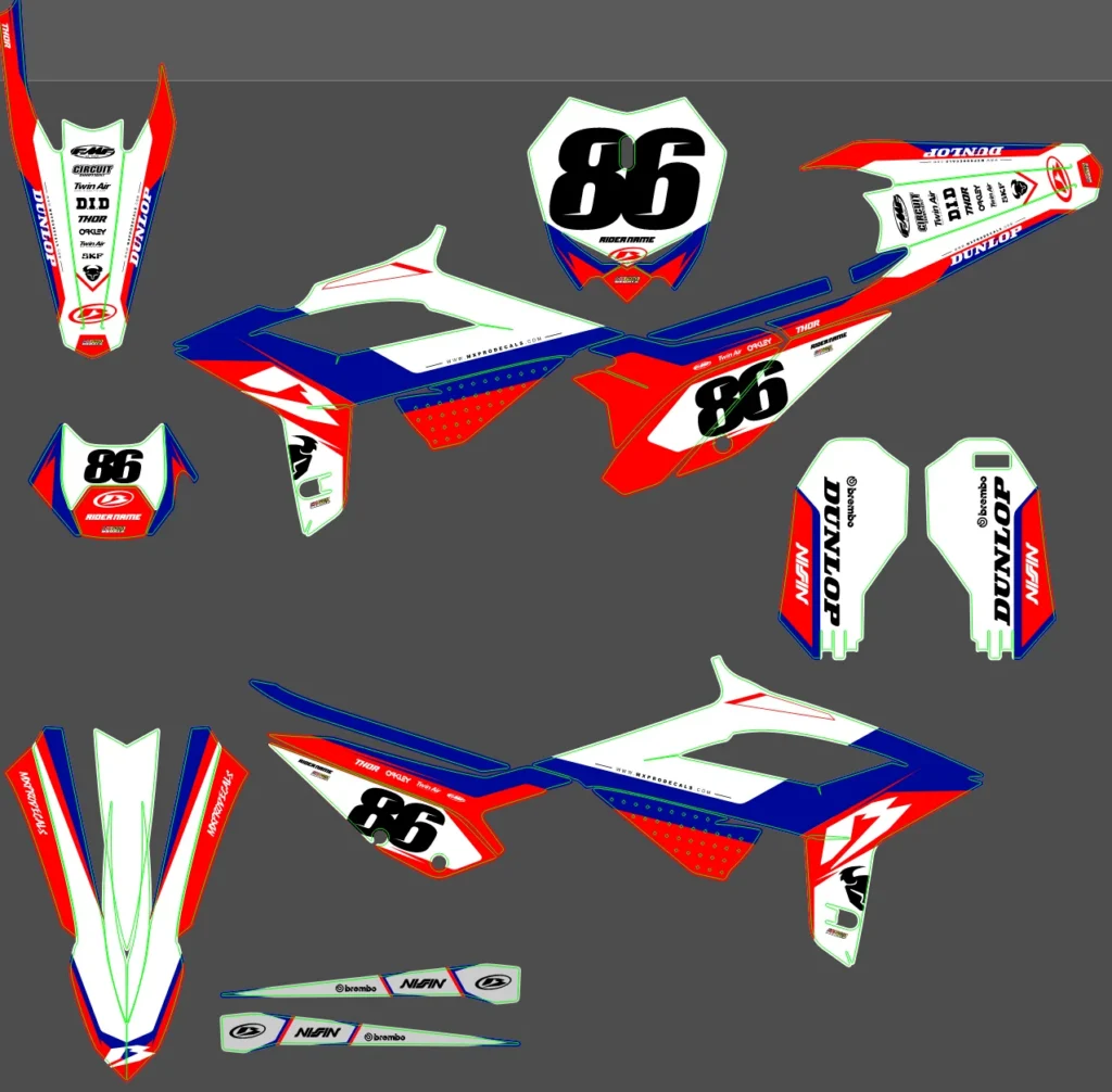Okleina motocyklowa BETA - BETA-71