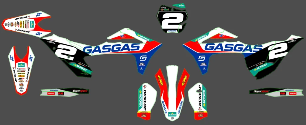 Okleina motocyklowa GAS GAS - GAS-116