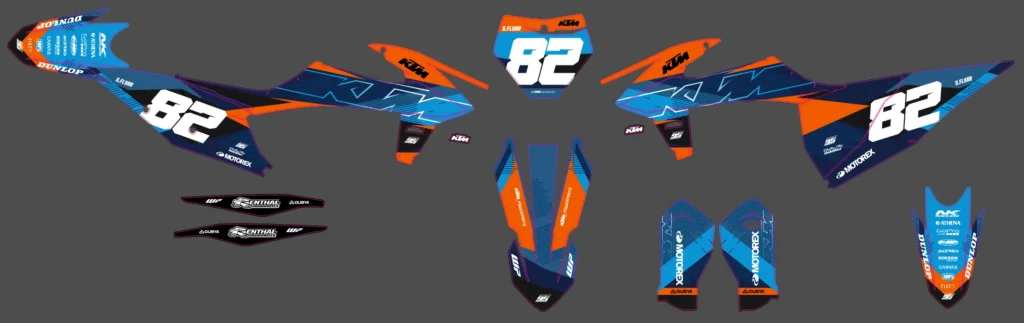 Okleina motocyklowa KTM - KTM-873