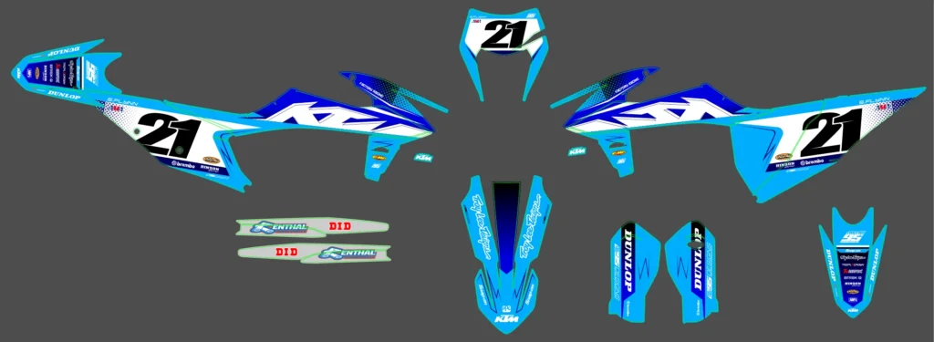 Okleina motocyklowa KTM - KTM-662