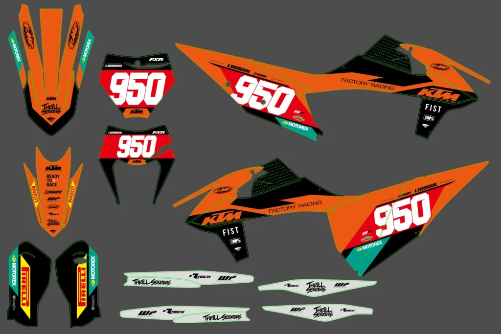 Okleina motocyklowa KTM - KTM-978