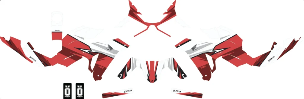 Okleina motocyklowa HONDA - HON-220