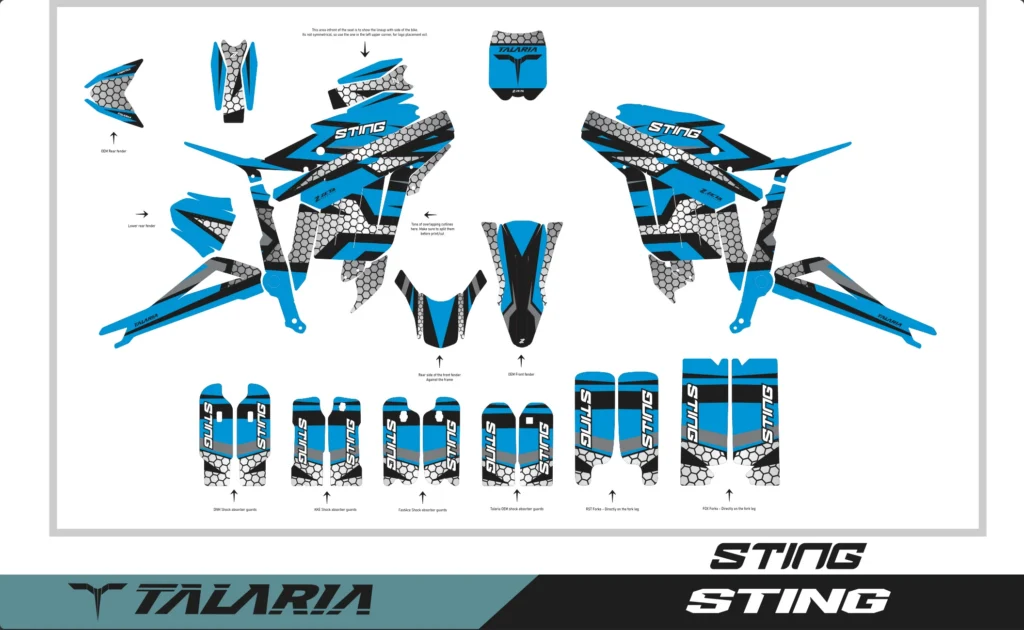 Okleina motocyklowa TALARIA - TAL-02