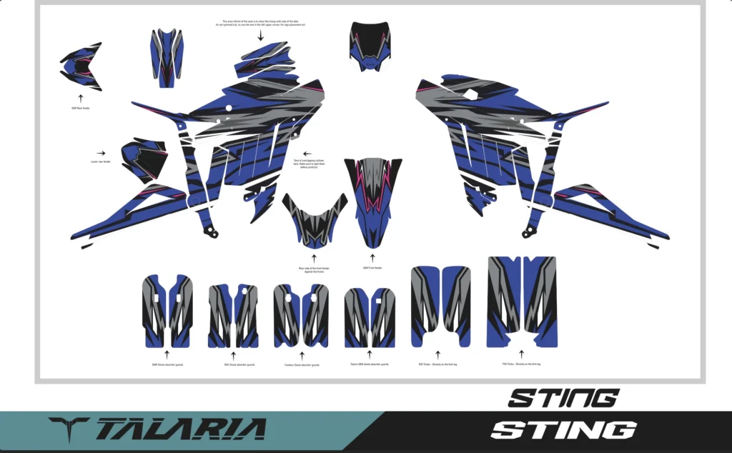 Okleina motocyklowa TALARIA - TAL-01