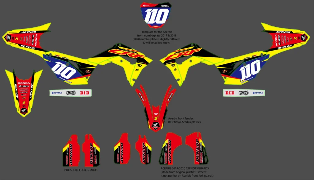 Okleina motocyklowa HONDA - HON-221