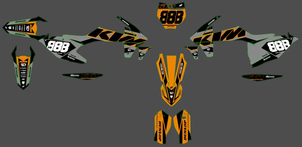 Okleina motocyklowa KTM - KTM-618
