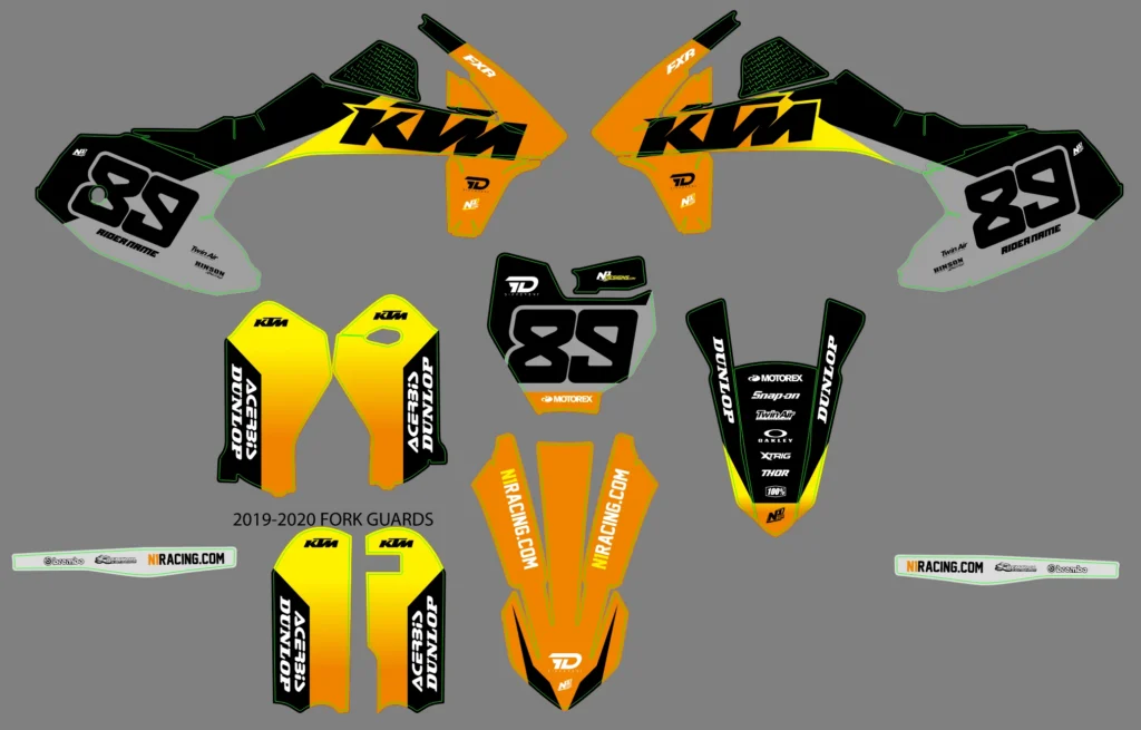 Okleina motocyklowa KTM - KTM-867