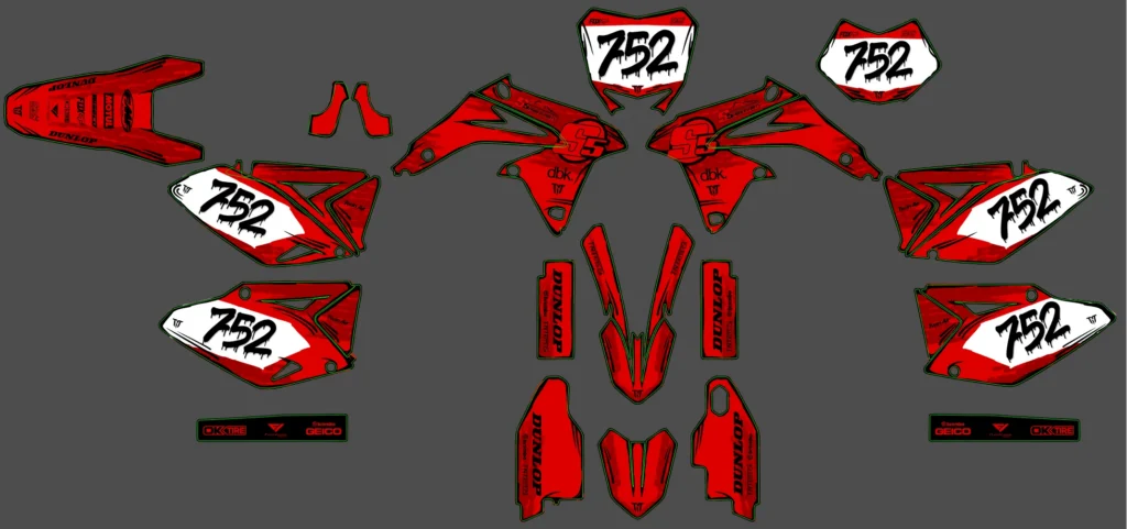 Okleina motocyklowa SUZUKI - SUZ-99