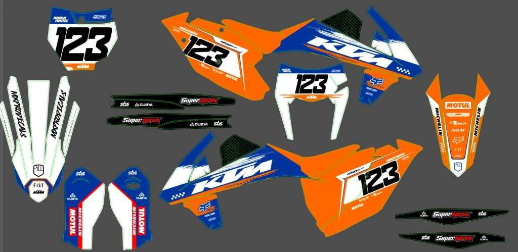 Okleina motocyklowa KTM - KTM-1016