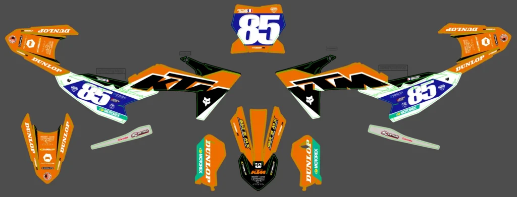 Okleina motocyklowa KTM - KTM-760