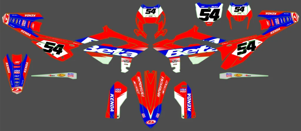 Okleina motocyklowa BETA - BETA-76