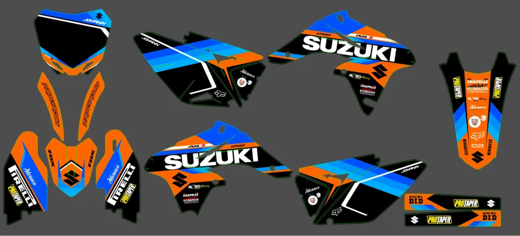 Okleina motocyklowa SUZUKI - SUZ-101