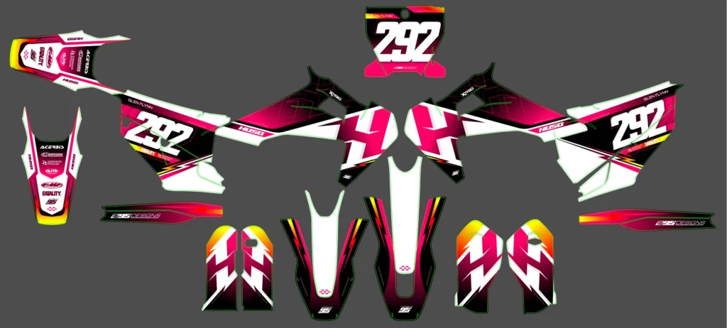Okleina motocyklowa HUSQVARNA - HUSQ-250