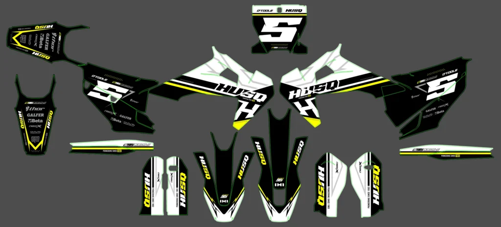 Okleina motocyklowa HUSQVARNA - HUSQ-252