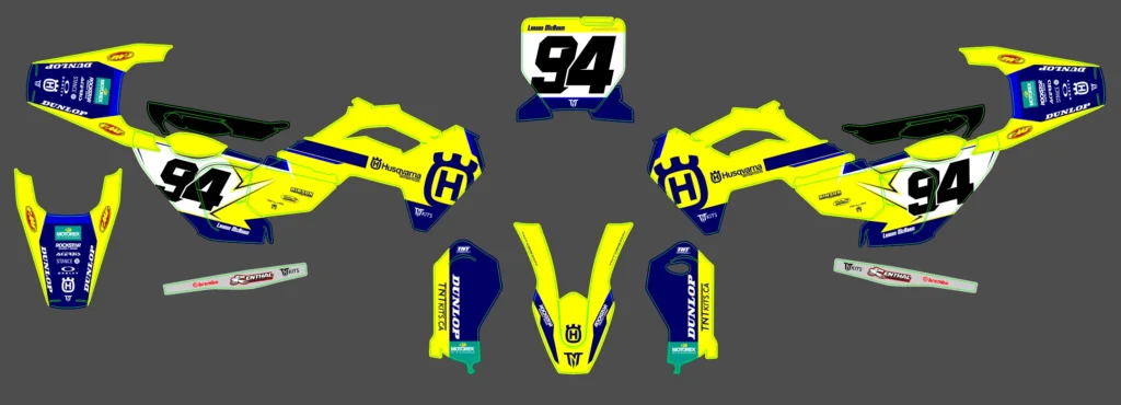 Okleina motocyklowa HUSQVARNA - HUSQ-253