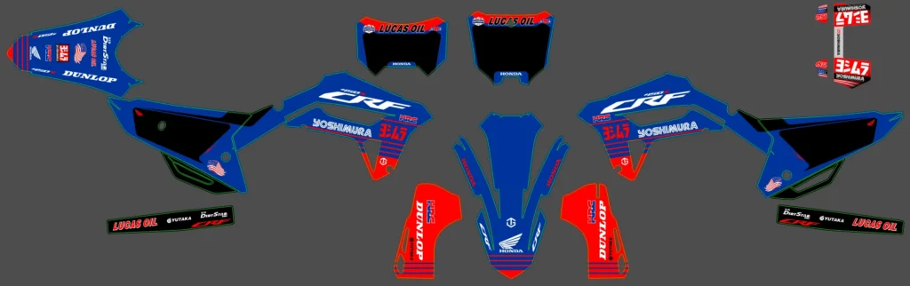 Okleina motocyklowa HONDA - HON-228