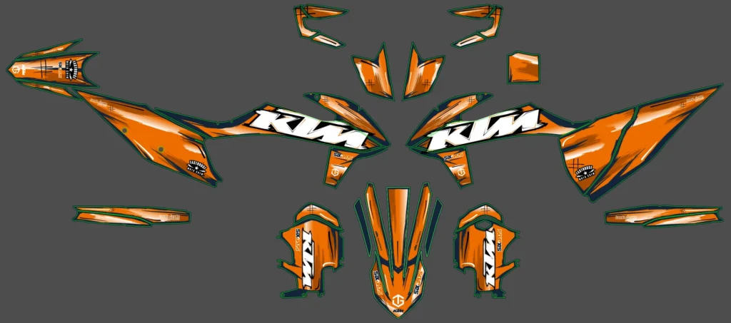 Okleina motocyklowa KTM - KTM-1103
