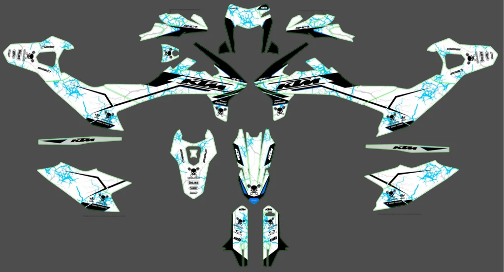 Okleina motocyklowa KTM - KTM-1027
