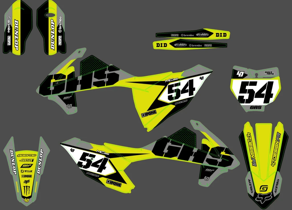 Okleina motocyklowa GAS GAS - GAS-119
