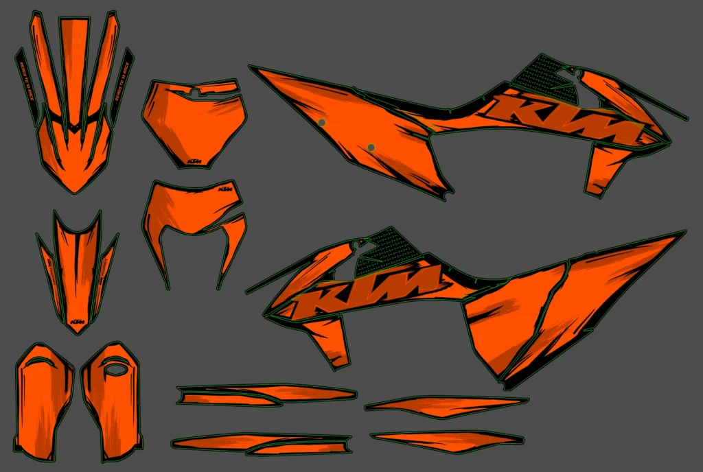 Okleina motocyklowa KTM - KTM-1065