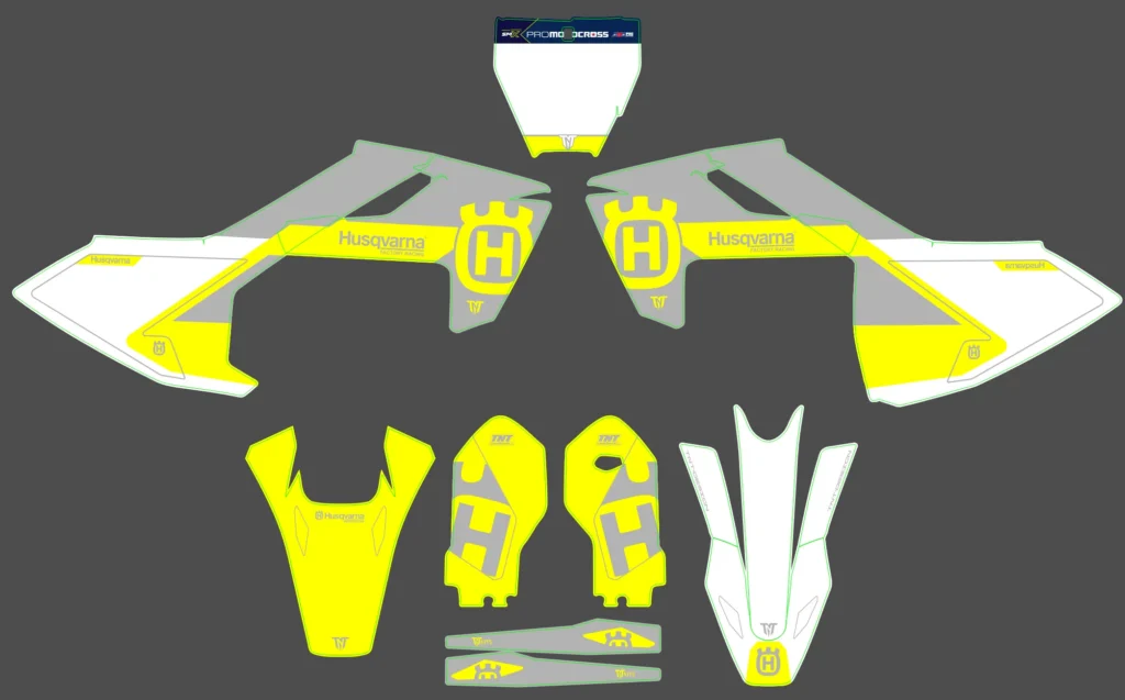 Okleina motocyklowa HUSQVARNA - HUSQ-257