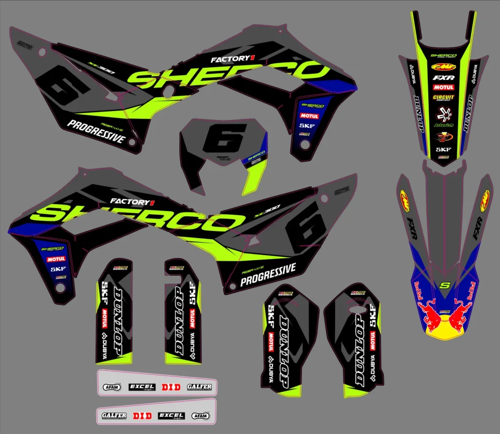 Okleina motocyklowa SHERCO - SHERCO-23