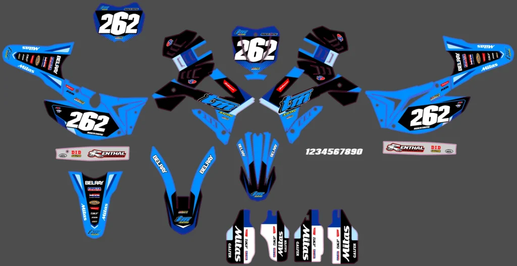 Okleina motocyklowa TM Racing - TMR-17