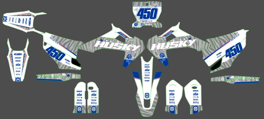 Okleina motocyklowa HUSQVARNA - HUSQ-258
