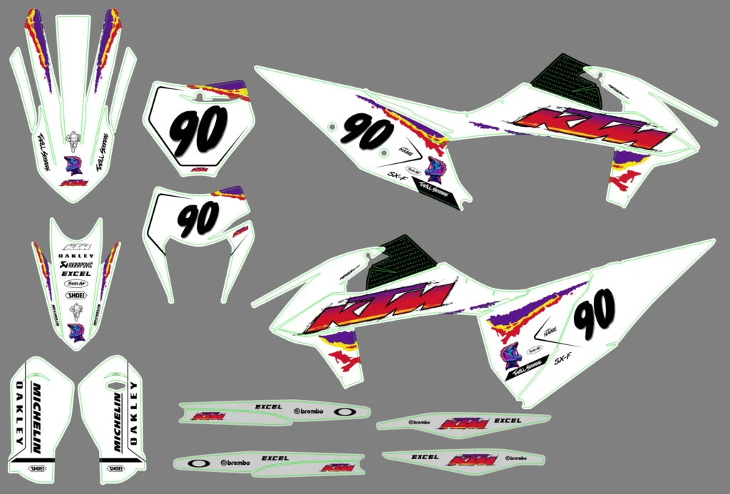 Okleina motocyklowa KTM - KTM-987