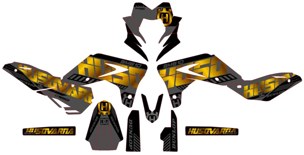 Okleina motocyklowa HUSQVARNA - HUSQ-259