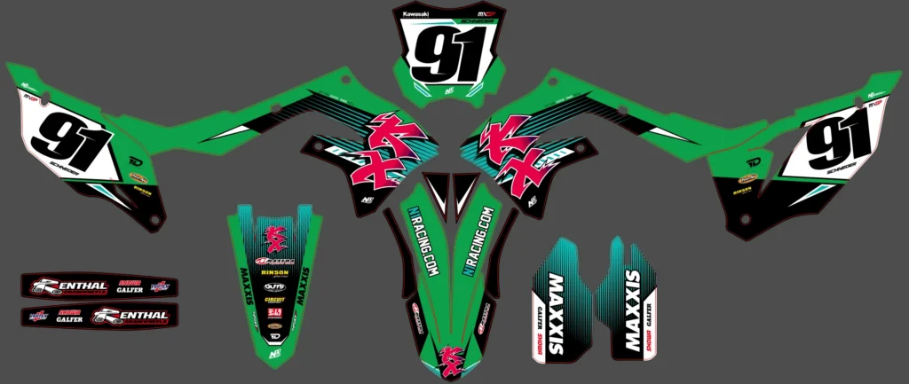 Okleina motocyklowa KAWASAKI - KAW-152