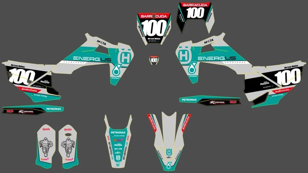 Okleina motocyklowa HUSQVARNA - HUSQ-260