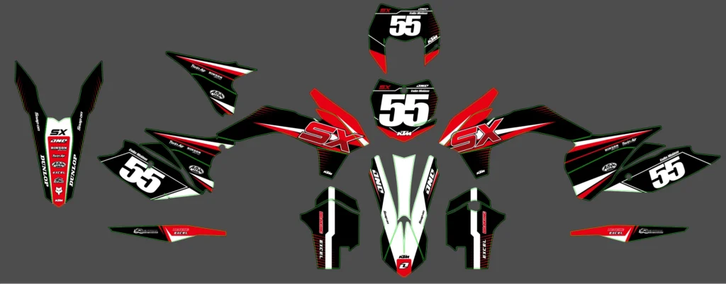 Okleina motocyklowa KTM - KTM-609
