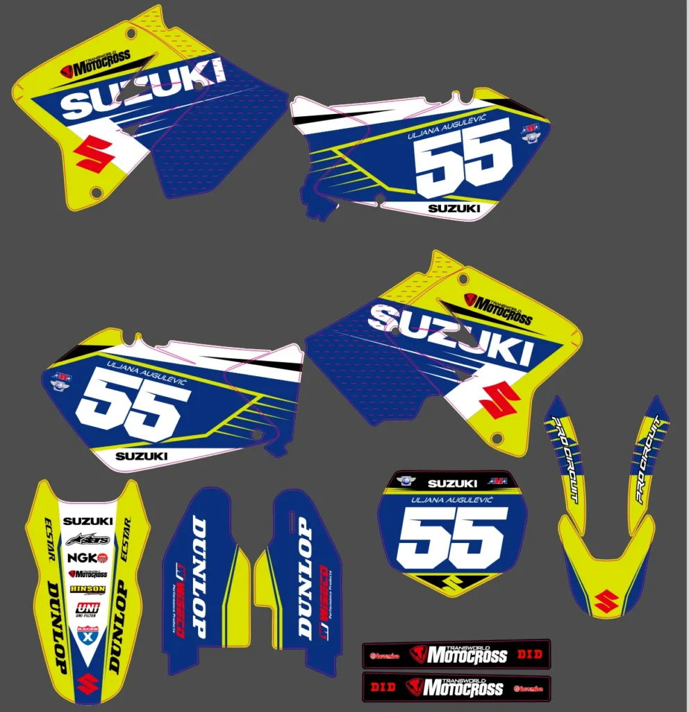 Okleina motocyklowa SUZUKI - SUZ-103