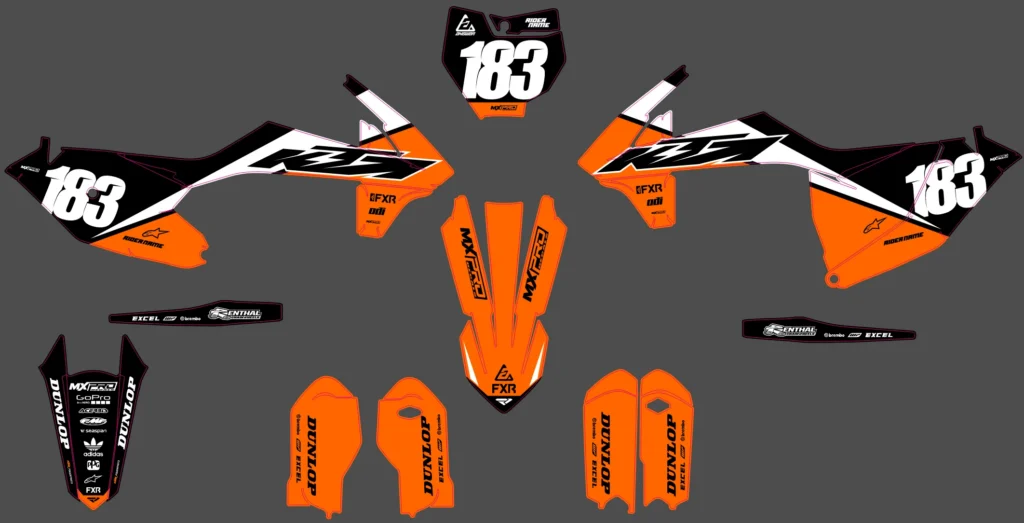 Okleina motocyklowa KTM - KTM-735